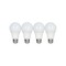 4Pk - Satco 9.5w A19 LED Frosted 2700K Medium Base 220 deg. Beam Angle 120v